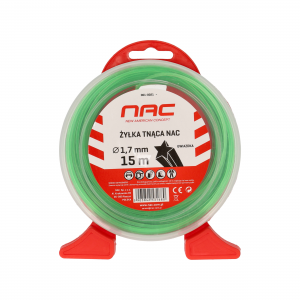 ŻYŁKA TNĄCA NAC gwiazdka 1,7mm x 15m zielona